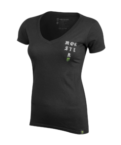Monster Energy Boneyard V-Neck Tee - Women's (Black)