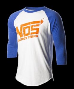 NOS Men's Raglan Blue - White
