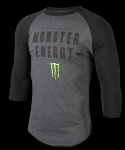 Monster Energy Straight UP T-shirt - Men's (Charcoal-Heather Black)