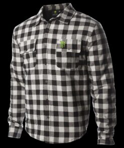 Monster Flannel Jacket (Black/Grey Checkered)