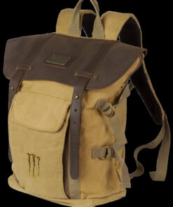 Java backpack W/Leather Closure