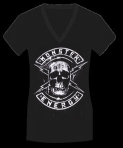 Monster Skull V-Neck Tee (Women's)