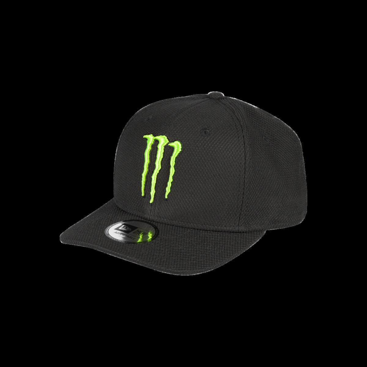 Monster Diamond Snapback Hat (Black)