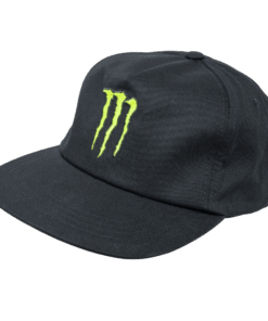 Monster Yupoong Classic Unstructured 5 Panel Snapback (Black)