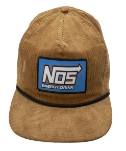 NOS Energy Retro Corduroy Cap (Tan Unisex One Size)