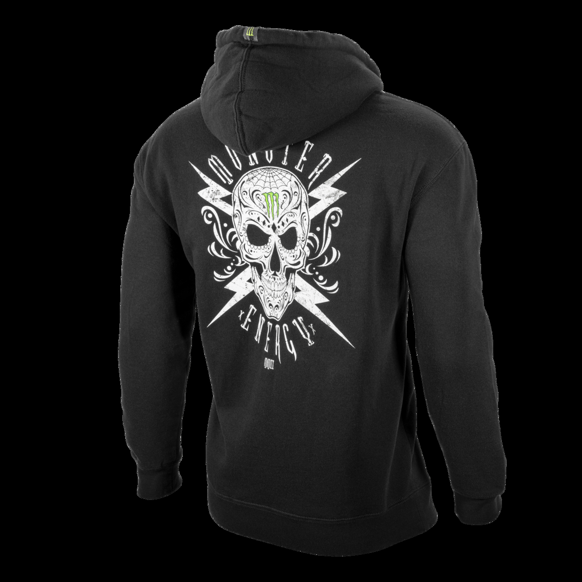 Monster Electric Skull Zip Hoodie (UNISEX) - Image 2