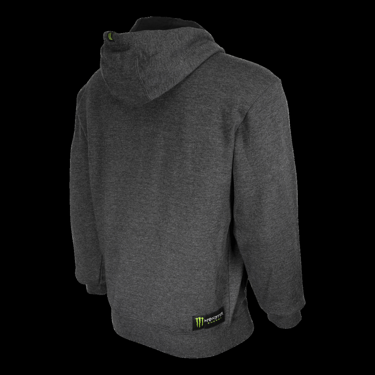 Monster Basic Charcoal Zip Hoodie - Men's - Image 2