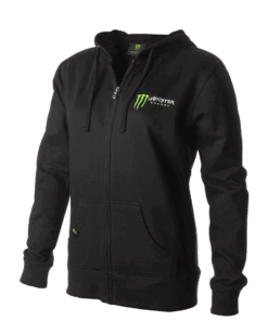 Monster Statement Zip Hoodie Women's (Black)