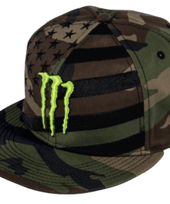 Monster Wood / Camo Stripe Snapback Hat