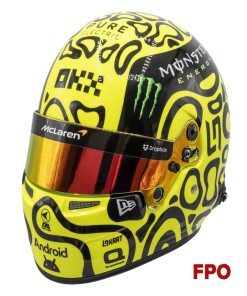 Monster Energy LANDO NORRIS 1:2 Mini Helmet