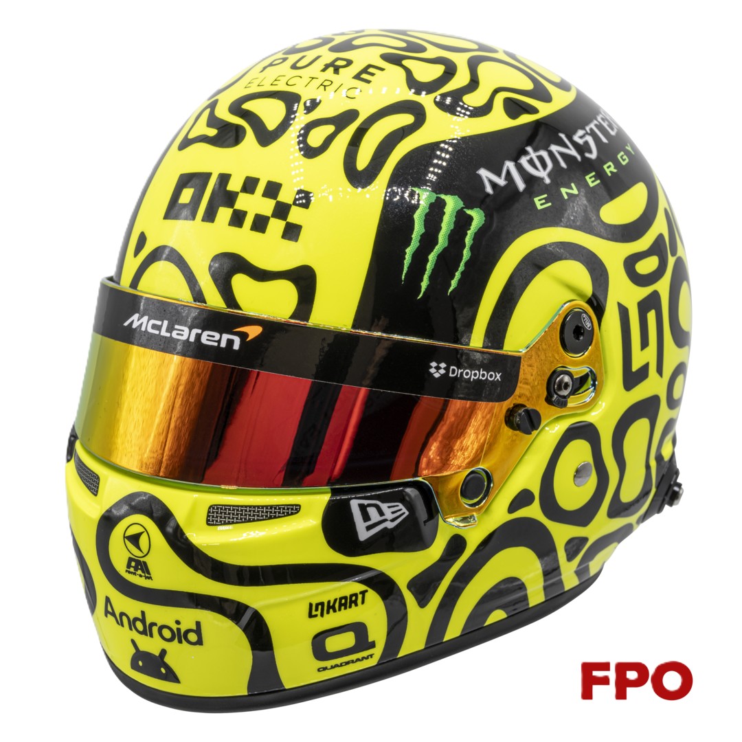 Monster Energy LANDO NORRIS 1:2 Mini Helmet