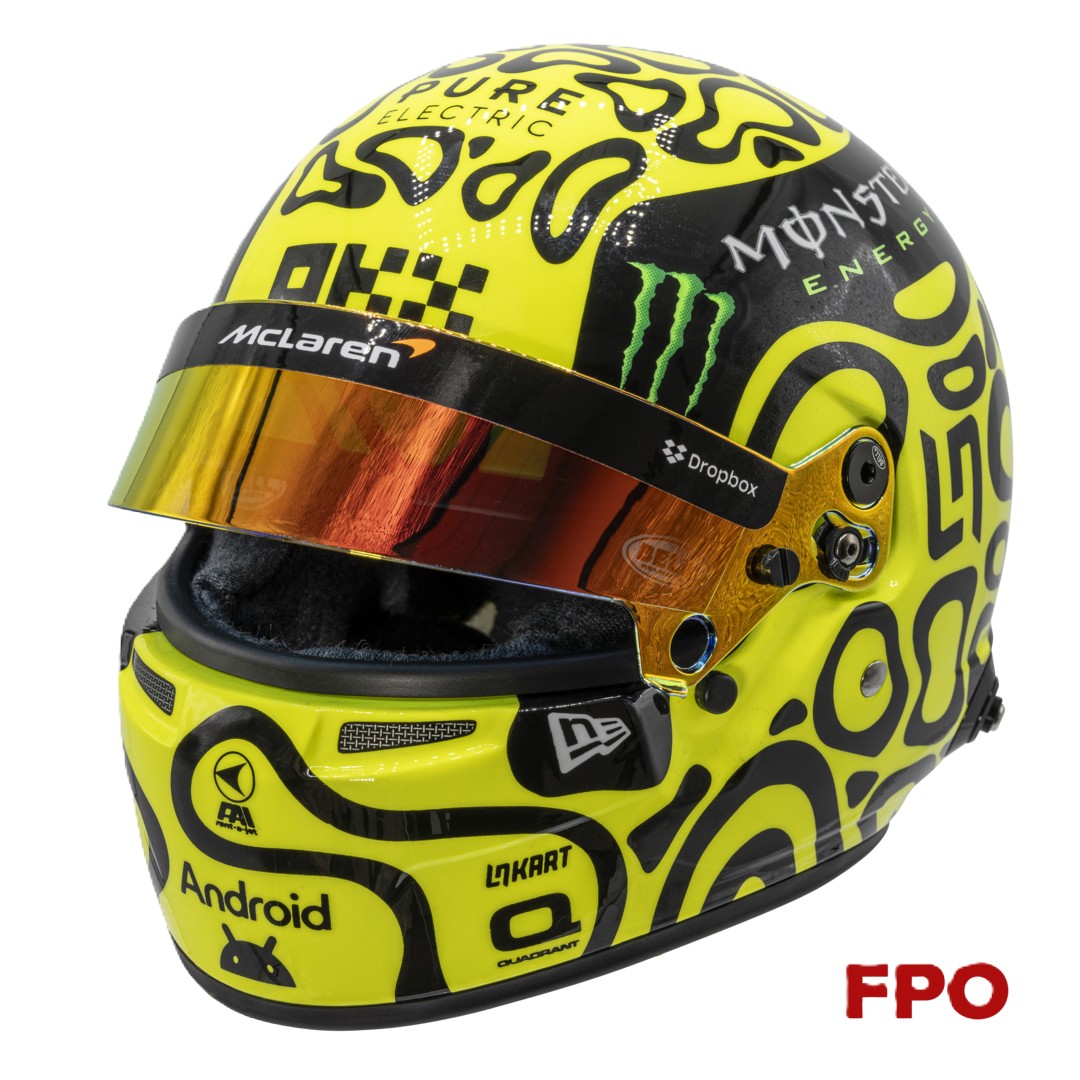 Monster Energy LANDO NORRIS 1:2 Mini Helmet - Image 2